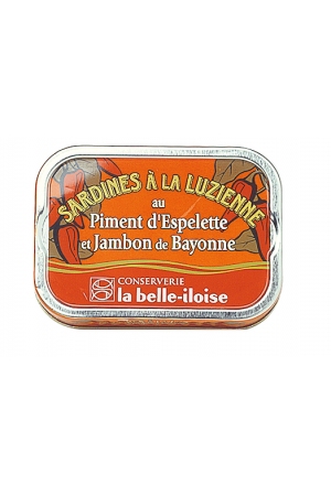 Sardines au Piment d'Espelette et Jambon de Bayonne