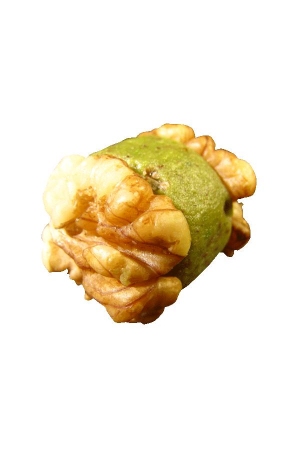 Pâtisserie Orientale aux Noix Fourrées de Pâte de Pistache
