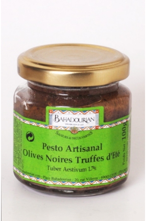 Pesto Artisanal Olives Noires Truffes d'EtÃ©