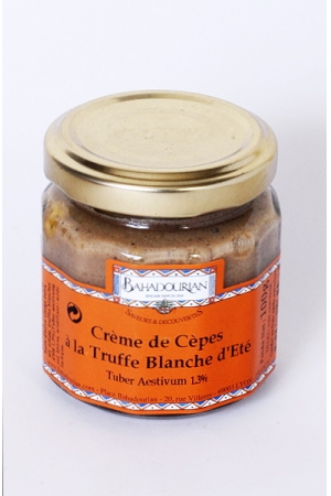 Crème de Cèpes à la Truffe Blanche d'Eté