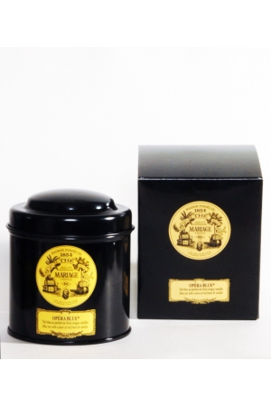 MARIAGE FRERES. Earl Grey French Blue Tea, 100g Loose Tea, in a Tin Caddy  (1 Pack) MR24LS