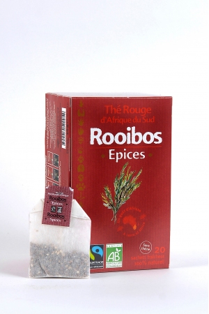 Thé Rouge Bio d'Afrique du Sud aux Epices