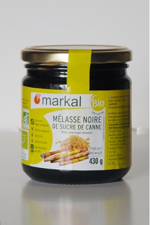 Mélasse noire de sucre de canne - 450g