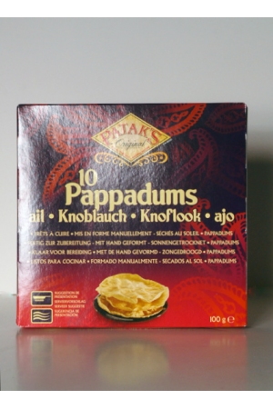 Pappadums à l'Ail