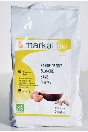 Farine de Teff Blanche Sans Gluten