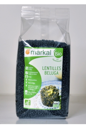 Lentilles Noires Béluga Bio