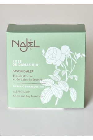 Savon d'Alep Parfumé à la Rose de Damas BIO