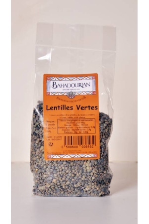 Lentille Verte 1 Kg - reine des graines