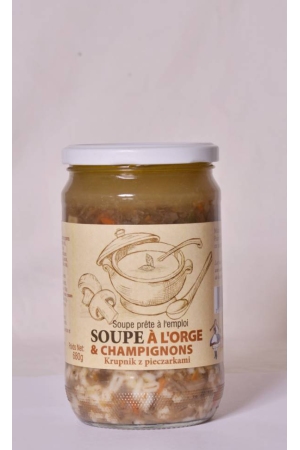 Soupe à l'Orge & Champignons