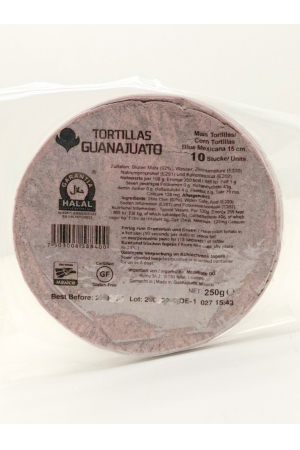 Tortillas de Maïs Bleues